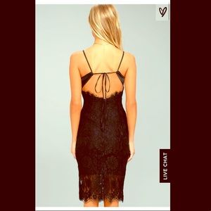 Black cocktail dress